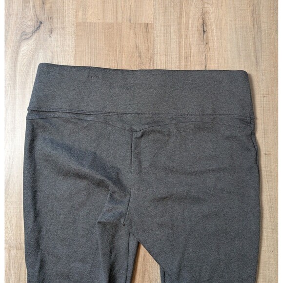 Slim Factor by Investments Plus Size 1X Grey Knit Waistband Leggings Slimming - Picture 5 of 12